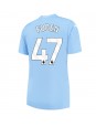 Ženski Nogometna dresi replika Manchester City Phil Foden #47 Domači 2023-24 Kratek rokav